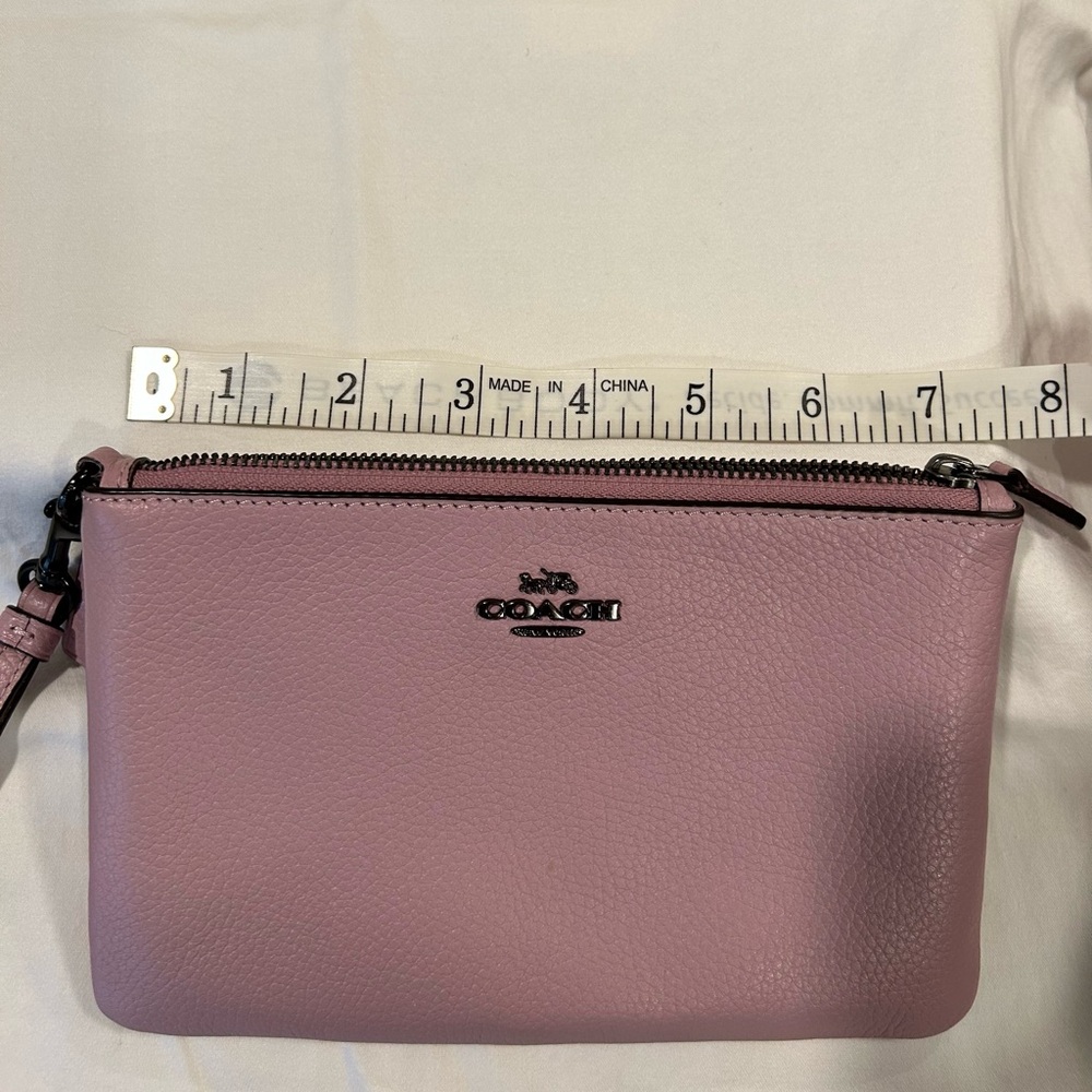 Coach Lavender Wristlet Leather - Picture 6 of 7